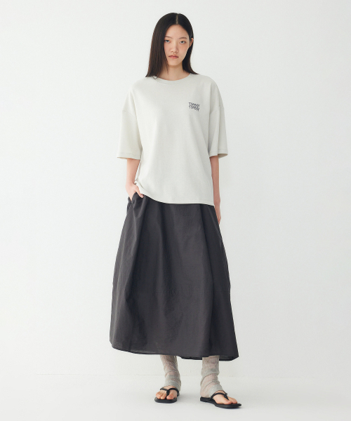 STUDIO TOMBOY(スタジオトムボーイ)の「レタリンググラフィックTシャツ_ライトグレー91F6222785(Tシャツ/カットソー・レディース・ライトグレー・OS)」の3枚目の写真