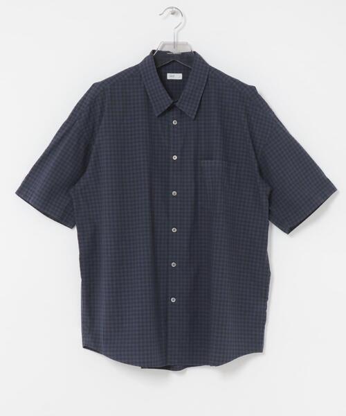 ANOTHER OFFICE(アナザー オフィス)の「ANOTHER OFFICE HUGE GINGHAM CHECK SHIRTS(シャツ/ブラウス・メンズ・ブルー系その他/ブラウン系その他・3/2)」の2枚目の写真