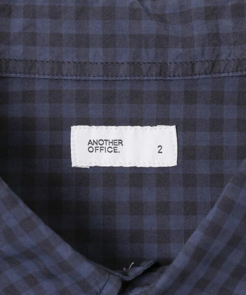 ANOTHER OFFICE(アナザー オフィス)の「ANOTHER OFFICE HUGE GINGHAM CHECK SHIRTS(シャツ/ブラウス・メンズ・ブルー系その他/ブラウン系その他・3/2)」の11枚目の写真