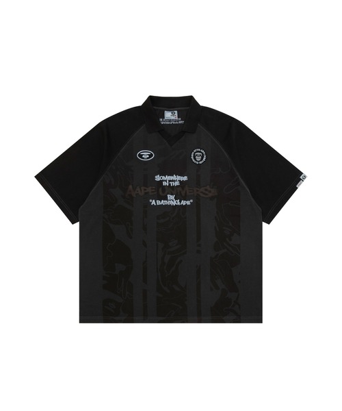 Aape アメリカンフットボールシャツ Lサイズ ブラック AAPE FOOTBALL TEE | AAPE.JP