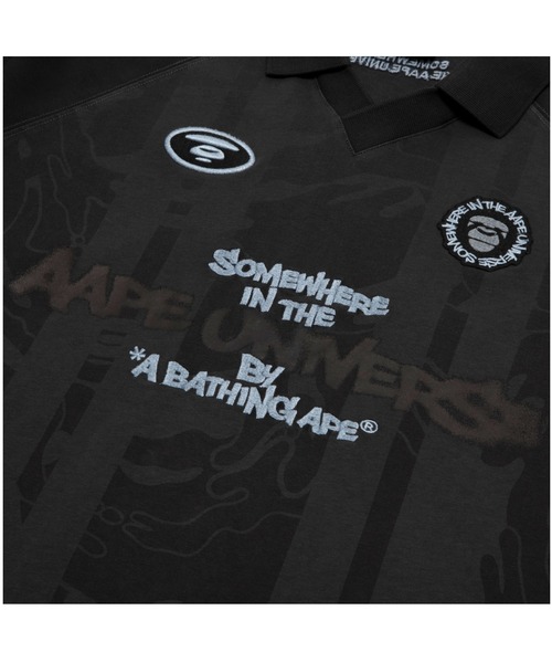Aape アメリカンフットボールシャツ Lサイズ ブラック AAPE FOOTBALL TEE | AAPE.JP