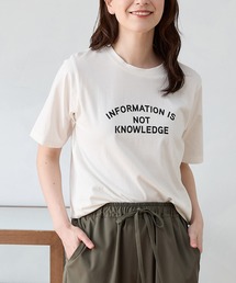 【接触冷感・ひんやりコットン】ひんやり綿ロゴＴシャツ