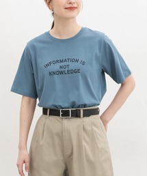 【接触冷感・ひんやりコットン】ひんやり綿ロゴTシャツ