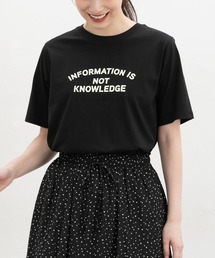 【接触冷感・ひんやりコットン】ひんやり綿ロゴTシャツ