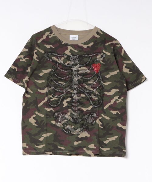 8(eight)(エイト)の「ライトストーン半袖Tシャツ ボーン(Tシャツ/カットソー・メンズ・ブラック/ウッド/ブラック系その他・MEDIUM/LARGE)」の2枚目の写真