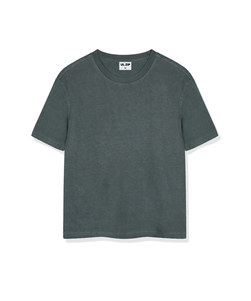 ULIFEZIP（ユーライフジー）の「オルピグメントダイング半袖Tシャツ5カラー[ULZF_1001]（Tシャツ/カットソー・メンズ・グレー/ベージュ/スカイブルー/チャコール/グリーン・SMALL/MEDIUM/LARGE/X-LARGE）」の4枚目の写真