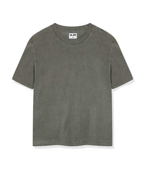ULIFEZIP（ユーライフジー）の「オルピグメントダイング半袖Tシャツ5カラー[ULZF_1001]（Tシャツ/カットソー・メンズ・グレー/ベージュ/スカイブルー/チャコール/グリーン・SMALL/MEDIUM/LARGE/X-LARGE）」の8枚目の写真