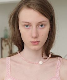 FUN FROM FUN（ファンフロムファン）の「Pink Shell Stone Necklace, Pink（ネックレス）」