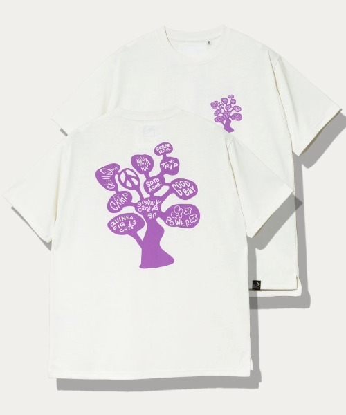 go slow caravan(ゴースローキャラバン)の「Drymix TREE TEE(Tシャツ/カットソー・メンズ・ミント/アイボリー・X-LARGE/LARGE/MEDIUM)」の2枚目の写真