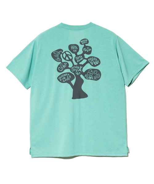 go slow caravan(ゴースローキャラバン)の「Drymix TREE TEE(Tシャツ/カットソー・メンズ・ミント/アイボリー・X-LARGE/LARGE/MEDIUM)」の9枚目の写真
