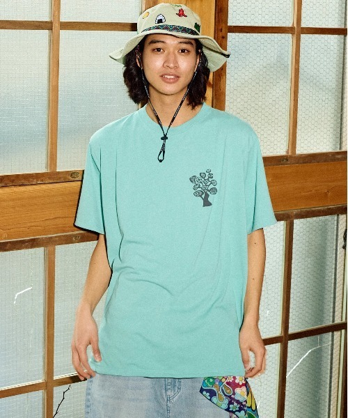 go slow caravan(ゴースローキャラバン)の「Drymix TREE TEE(Tシャツ/カットソー・メンズ・ミント/アイボリー・X-LARGE/LARGE/MEDIUM)」の11枚目の写真