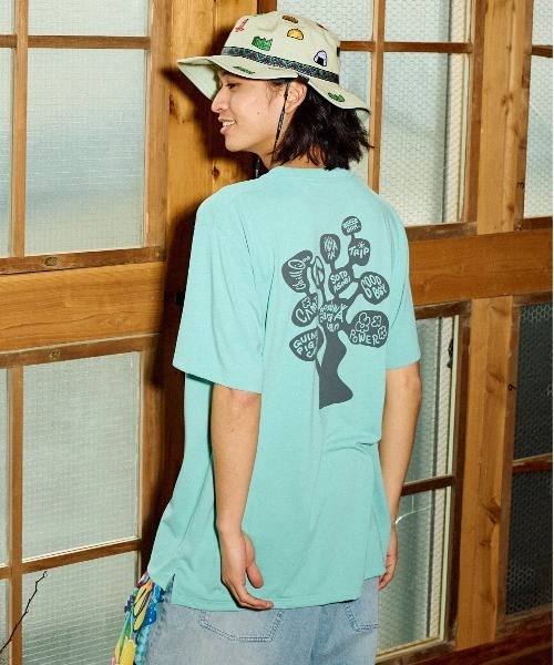go slow caravan(ゴースローキャラバン)の「Drymix TREE TEE(Tシャツ/カットソー・メンズ・ミント/アイボリー・X-LARGE/LARGE/MEDIUM)」の13枚目の写真