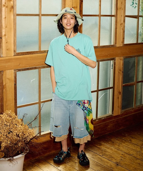 go slow caravan(ゴースローキャラバン)の「Drymix TREE TEE(Tシャツ/カットソー・メンズ・ミント/アイボリー・X-LARGE/LARGE/MEDIUM)」の14枚目の写真