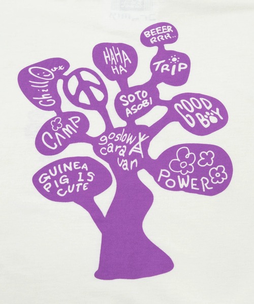 go slow caravan(ゴースローキャラバン)の「Drymix TREE TEE(Tシャツ/カットソー・メンズ・ミント/アイボリー・X-LARGE/LARGE/MEDIUM)」の17枚目の写真