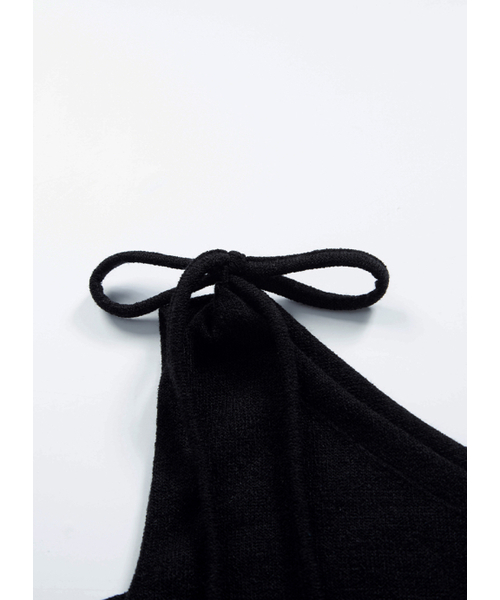 ASON（アズオン）の「MUSE CUT-OUT TEE / BLACK（Tシャツ/カットソー・レディース・その他・FREE）」の5枚目の写真