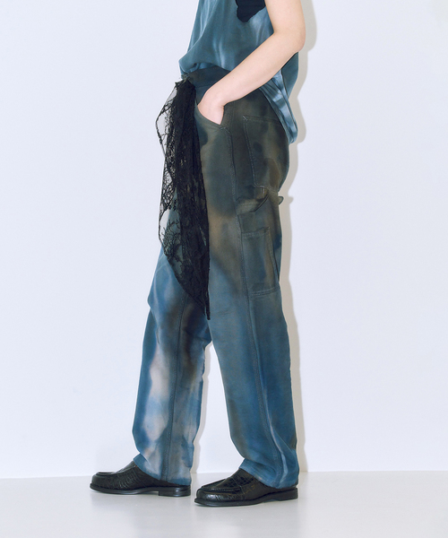 CITYSHOP(シティーショップ)の「《追加2》LACE スカーフ(バンダナ/スカーフ・レディース・ホワイト/ブラック・FREE)」の3枚目の写真