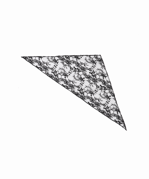 CITYSHOP(シティーショップ)の「《追加2》LACE スカーフ(バンダナ/スカーフ・レディース・ホワイト/ブラック・FREE)」の10枚目の写真