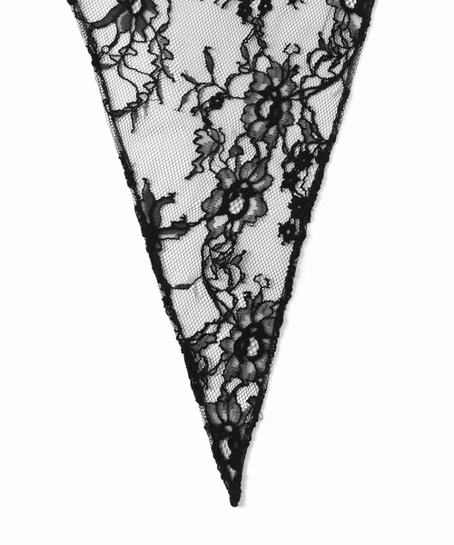 CITYSHOP(シティーショップ)の「《追加2》LACE スカーフ(バンダナ/スカーフ・レディース・ホワイト/ブラック・FREE)」の11枚目の写真