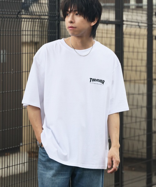 THRASHER(スラッシャー)の「【THRASHER/スラッシャー】3Dファブリック バックプリント ロゴTシャツ(Tシャツ/カットソー・メンズ・ホワイト系1/ブラック系1/ホワイト系2/ブラック系2・L/M/LL)」の21枚目の写真