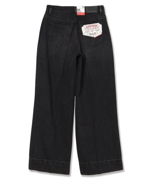 GUESS JEANS(ゲスジーンズ)の「GUESS JEANS G11 Paneled Wide Leg デニムパンツ ジーンズ(デニムパンツ・レディース・ダークインディゴブルー・25inch/28inch/27inch/26inch/24inch)」の2枚目の写真