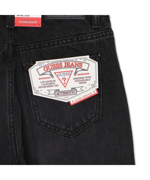 GUESS JEANS(ゲスジーンズ)の「GUESS JEANS G11 Paneled Wide Leg デニムパンツ ジーンズ(デニムパンツ・レディース・ダークインディゴブルー・25inch/28inch/27inch/26inch/24inch)」の7枚目の写真
