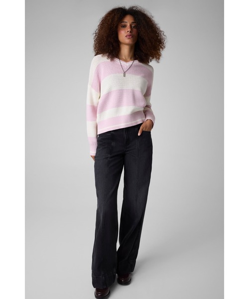 GUESS JEANS(ゲスジーンズ)の「GUESS JEANS G11 Paneled Wide Leg デニムパンツ ジーンズ(デニムパンツ・レディース・ダークインディゴブルー・25inch/28inch/27inch/26inch/24inch)」の9枚目の写真