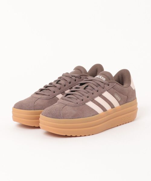 adidas(アディダス)の「ADIDAS アディダス VL COURT BOLD VL コート ボールド IH9152 EART/WOND/GUM3(スニーカー・レディース・ブラウン・25.5cm/25.0cm/22.5cm/23.5cm/23.0cm/24.5cm/24.0cm/26.0cm/22.0cm)」の1枚目の写真
