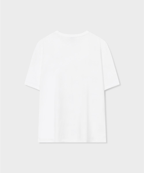 GRUNDEN(グルンデン)の「‘MY ESSENTIAL’ T-SHIRT (WHITE)_G26BUJTS02(Tシャツ/カットソー・レディース・その他・1/2/3/4)」の2枚目の写真