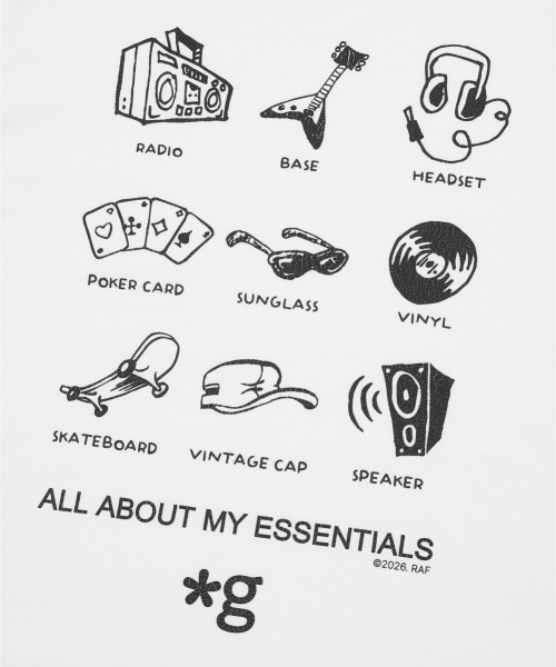 GRUNDEN(グルンデン)の「‘MY ESSENTIAL’ T-SHIRT (WHITE)_G26BUJTS02(Tシャツ/カットソー・レディース・その他・1/2/3/4)」の3枚目の写真
