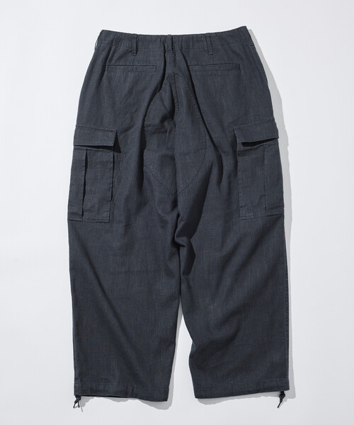 FREAK'S STORE(フリークスストア)の「LINEN COTTON EASY CARGO PANTS/リネンコットン イージーカーゴパンツ【セットアップ対応】(カーゴパンツ・メンズ・ネイビー/チャコールグレー/ブラウン・MEDIUM/LARGE)」の22枚目の写真