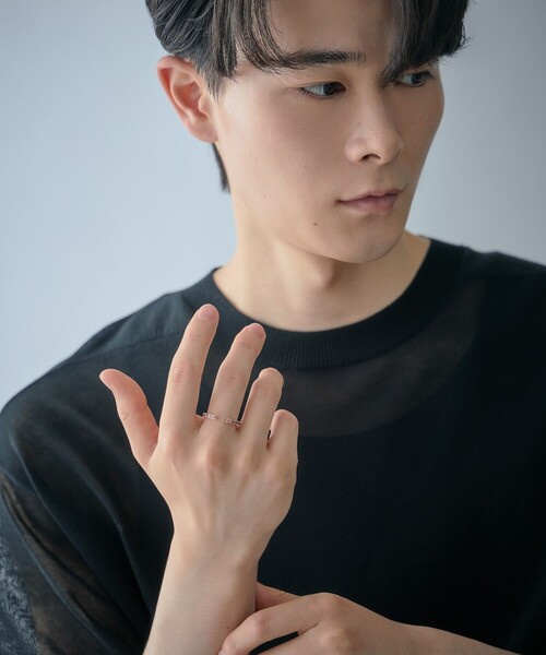 Jouete（ジュエッテ）の「[フォークリング] ジルコニア（リング・レディース・ピンクゴールド・13号/9号/17号）」の7枚目の写真