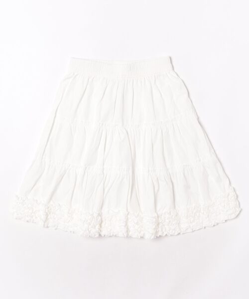 HALEY PESCA(ヘーリーペスカ)の「HALEY PESCA/ティアードフリルボリュームスカート(スカート・レディース・ホワイト・MEDIUM/LARGE/SMALL)」の16枚目の写真