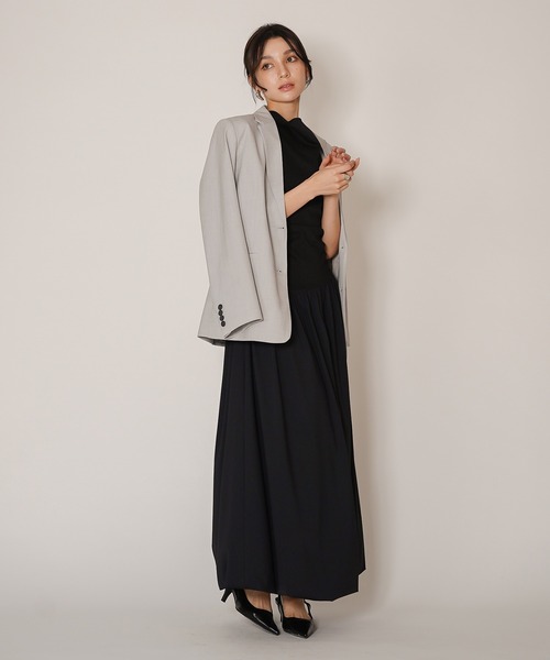 KINO THE KEI(キノザケイ)の「ホルター バルーンヘム ワンピース KINO THE KEI(ワンピース・レディース・ブラック・M/S)」の19枚目の写真