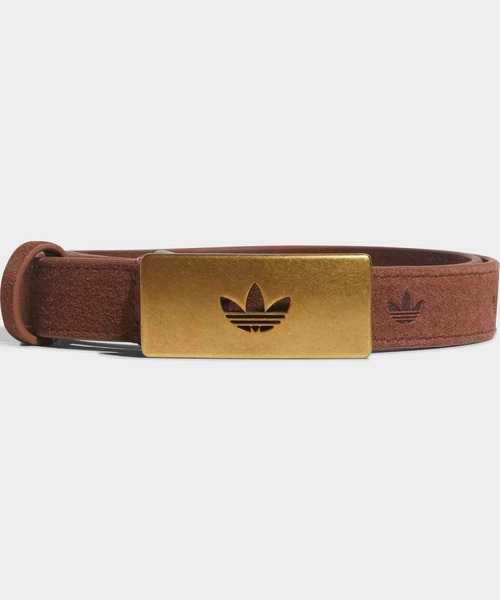 adidas(アディダス)の「オリジナルス モノグラム レザー ベルト【adidas Golf/アディダスゴルフ】(ベルト・レディース・ブラウン・SMALL/MEDIUM)」の1枚目の写真