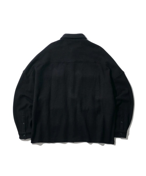 68&brothers(シックスティエイトアンドブラザーズ)の「INTODUSK / TWEED POCKET BOXY SHIRT(Tシャツ/カットソー・メンズ・ブラック・LARGE)」の2枚目の写真
