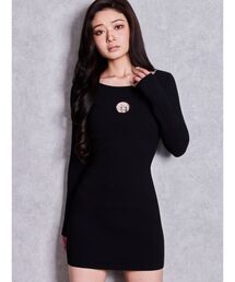 GG bijou MOLD long sleeveニットワンピース