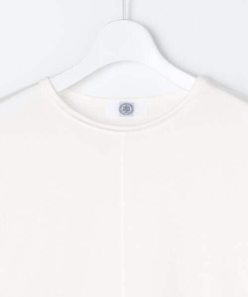 J.PRESS(ジェイプレス)の「【2WAY・レイヤードスタイルに】コットンスムース シャツテール カットソー(Tシャツ/カットソー・レディース・ホワイト系・F)」の7枚目の写真