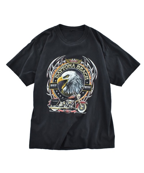 LABORATORY R(ラボラトリーアール)の「【USED】Y2K “Daytona Beach Bike 2003” バイク Tシャツ(Tシャツ/カットソー・メンズ・ブラック・LARGE)」の1枚目の写真