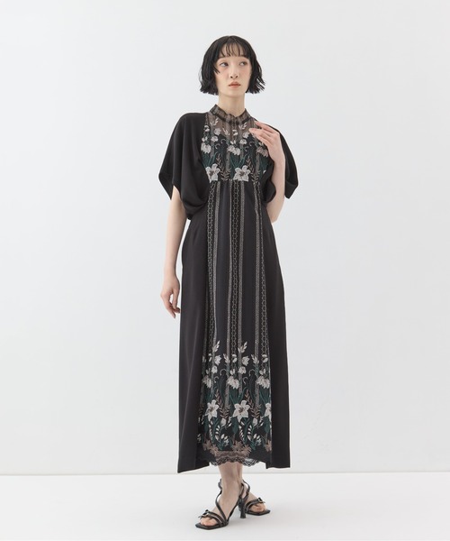 MURRAL(ミューラル)の「【MURRAL/ミューラル】Classic lace dress/クラシックレースドレス(ドレス・レディース・ブラック/グリーン・1/0)」の13枚目の写真