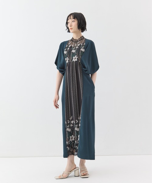 MURRAL(ミューラル)の「【MURRAL/ミューラル】Classic lace dress/クラシックレースドレス(ドレス・レディース・ブラック/グリーン・1/0)」の10枚目の写真