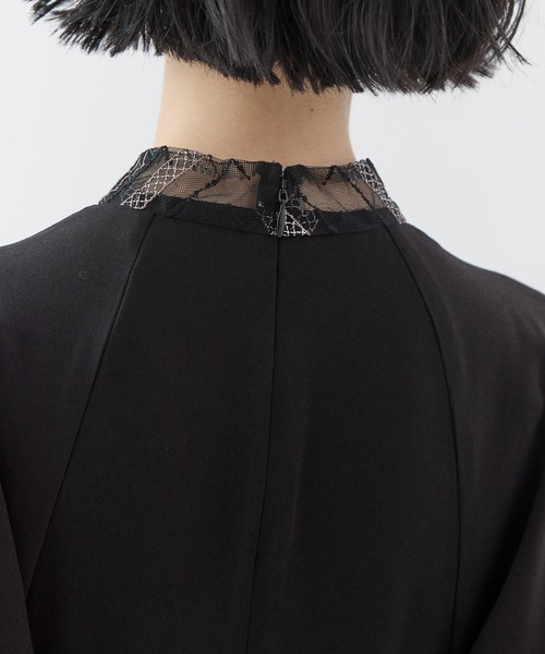 MURRAL(ミューラル)の「【MURRAL/ミューラル】Classic lace dress/クラシックレースドレス(ドレス・レディース・ブラック/グリーン・1/0)」の5枚目の写真