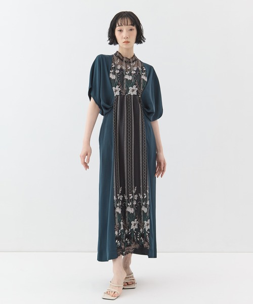 MURRAL(ミューラル)の「【MURRAL/ミューラル】Classic lace dress/クラシックレースドレス(ドレス・レディース・ブラック/グリーン・1/0)」の8枚目の写真