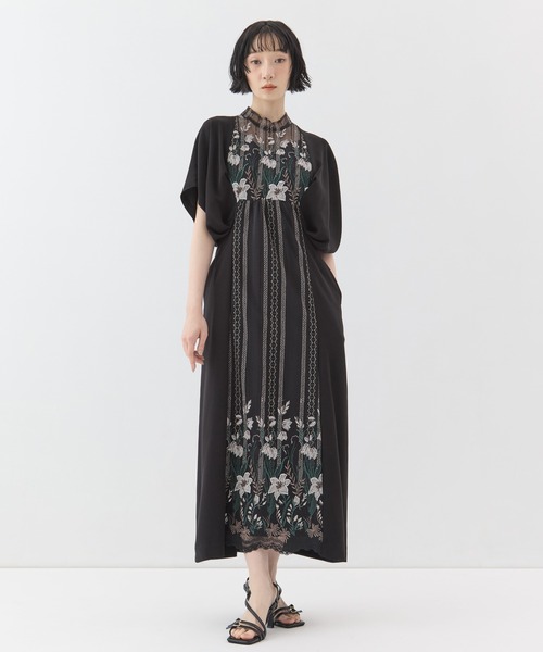 MURRAL(ミューラル)の「【MURRAL/ミューラル】Classic lace dress/クラシックレースドレス(ドレス・レディース・ブラック/グリーン・1/0)」の14枚目の写真