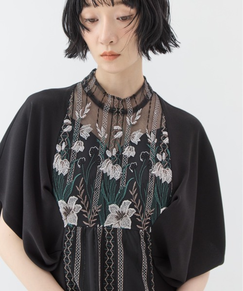 MURRAL(ミューラル)の「【MURRAL/ミューラル】Classic lace dress/クラシックレースドレス(ドレス・レディース・ブラック/グリーン・1/0)」の17枚目の写真