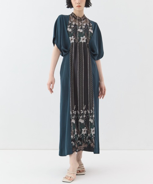 MURRAL(ミューラル)の「【MURRAL/ミューラル】Classic lace dress/クラシックレースドレス(ドレス・レディース・ブラック/グリーン・1/0)」の7枚目の写真