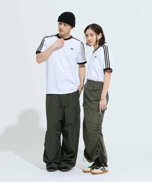 adidas(アディダス)の「スリーストライプス Tシャツ / アディダスオリジナルス adidas Originals(Tシャツ/カットソー・メンズ・ホワイト・LARGE/MEDIUM/SMALL/X-LARGE/X-SMALL/XX-LARGE/XX-SMALL/3XL)」の4枚目の写真