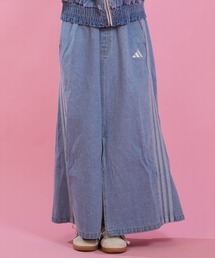 adidas/アディダス デニムロングスカート L6740