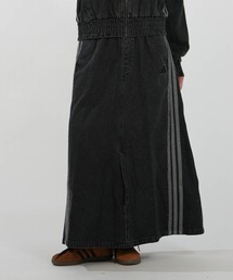 adidas/アディダス デニムロングスカート L6740