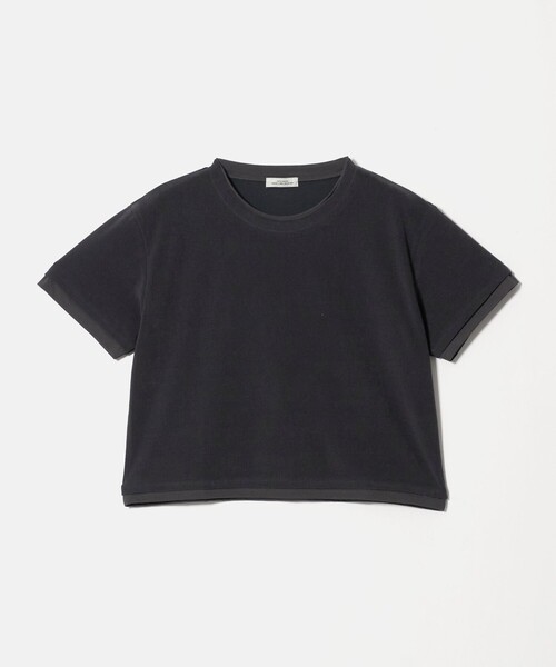 green label relaxing（グリーンレーベルリラクシング）の「パイル カサネ ショートスリーブ Tシャツ（Tシャツ/カットソー・レディース・モカ/ナチュラル/ダークグレー・FREE）」の11枚目の写真