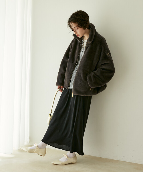 FREAK'S STORE(フリークスストア)の「ポインテッドトゥ サテンシューズ(パンプス・レディース・ブラック/レオパード/ナチュラル・36/37/38)」の15枚目の写真